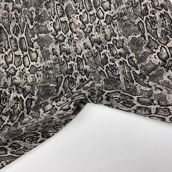 Spanx Jean-ish Snakeskin Ankle Jean Leggings Stretch Skinny Pant Pockets Women M - Picture 9 of 12